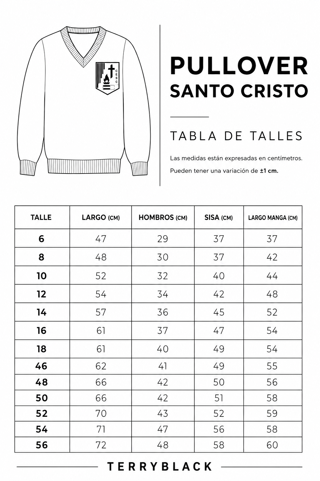 pullover gala santo cristo